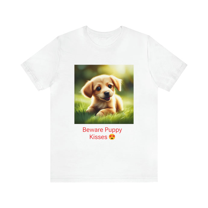 Cute Puppy Kisses T-Shirt - Adorable Smiling Dog Apparel