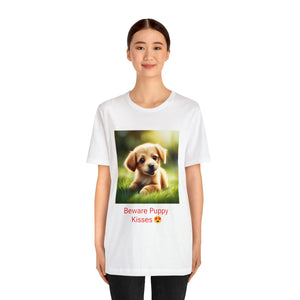 Cute Puppy Kisses T-Shirt - Adorable Smiling Dog Apparel