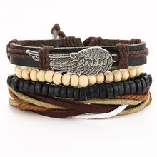 Load image into Gallery viewer, Men's Stylish Rope and Leather Bracelets - Mr.YouWho