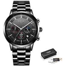 Load image into Gallery viewer, Lige Men&#39;s Fashion Metal Band Watch - Mr.YouWho