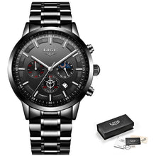 Load image into Gallery viewer, Lige Men's Fashion Metal Band Watch - Mr.YouWho