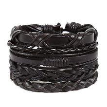 Load image into Gallery viewer, Tibetan Wood Beads Wrap Leather Cord Layers - Mr.YouWho