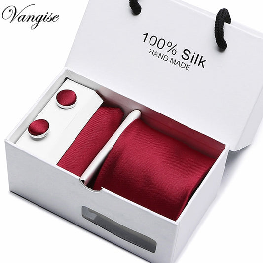 Luxury Jacquard Silk Woven Neck Tie Set - Mr.YouWho