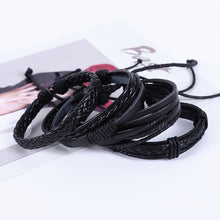 Load image into Gallery viewer, Tibetan Wood Beads Wrap Leather Cord Layers - Mr.YouWho