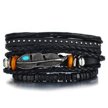 Load image into Gallery viewer, Men's Stylish Rope and Leather Bracelets - Mr.YouWho