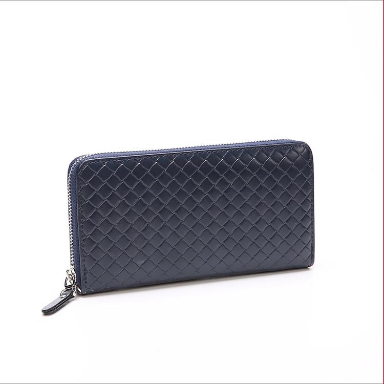 Men's Leather Wallet With Coin Pocket And Long Zipper - Mr.YouWho