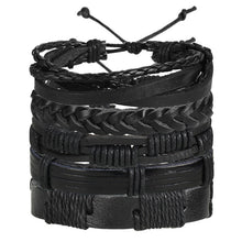 Load image into Gallery viewer, Men's Stylish Rope and Leather Bracelets - Mr.YouWho