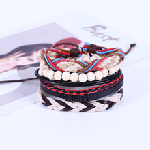 Load image into Gallery viewer, Tibetan Wood Beads Wrap Leather Cord Layers - Mr.YouWho