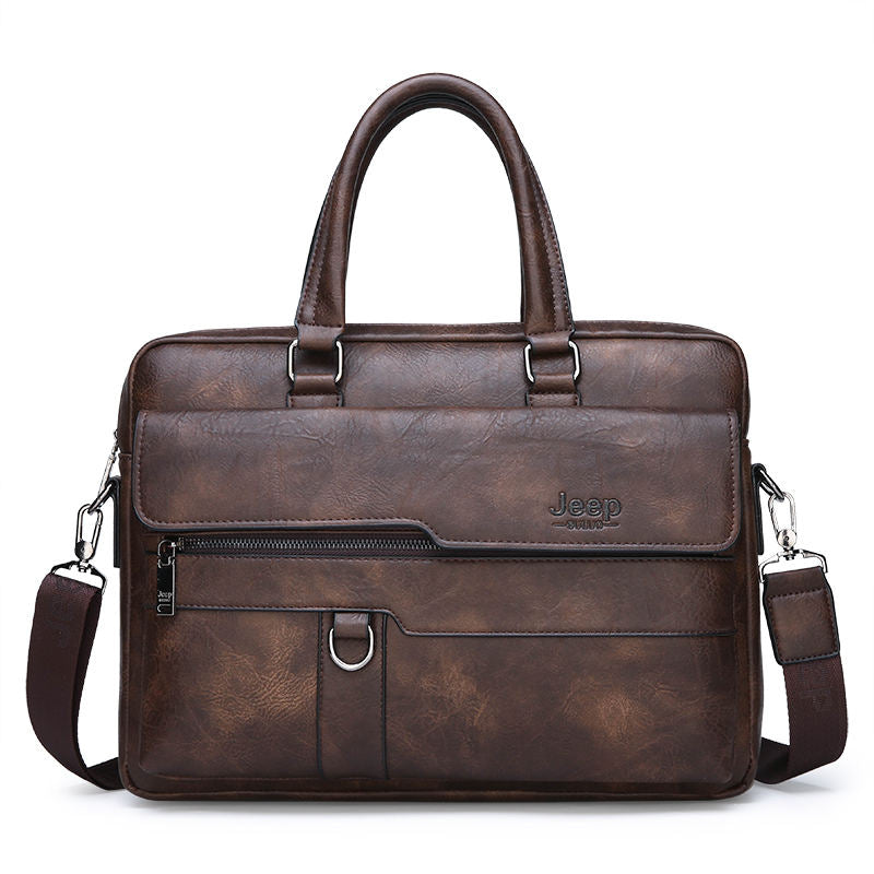 Men's Leather Briefcase - Mr.YouWho