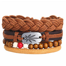 Load image into Gallery viewer, Men's Stylish Rope and Leather Bracelets - Mr.YouWho