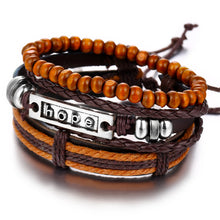 Load image into Gallery viewer, Men's Stylish Rope and Leather Bracelets - Mr.YouWho