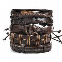 Load image into Gallery viewer, Men's Stylish Rope and Leather Bracelets - Mr.YouWho