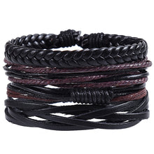 Load image into Gallery viewer, Tibetan Wood Beads Wrap Leather Cord Layers - Mr.YouWho