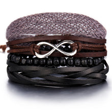 Load image into Gallery viewer, Men's Stylish Rope and Leather Bracelets - Mr.YouWho