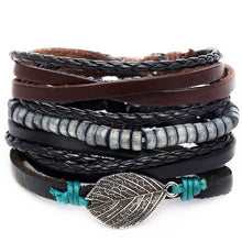 Load image into Gallery viewer, Men's Stylish Rope and Leather Bracelets - Mr.YouWho