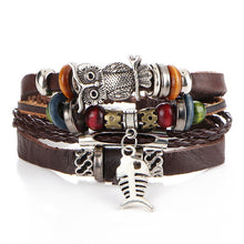 Load image into Gallery viewer, Men's Stylish Rope and Leather Bracelets - Mr.YouWho