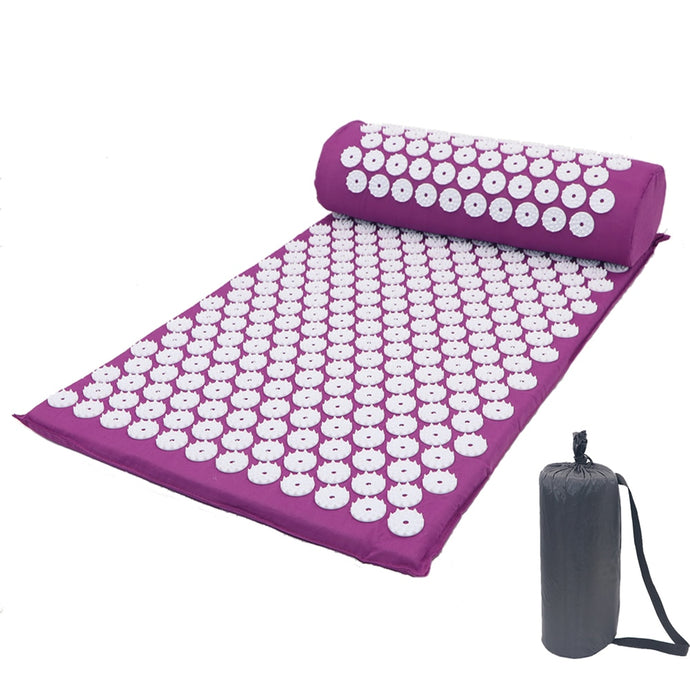 Acupressure Acupuncture Mat and Pillow
