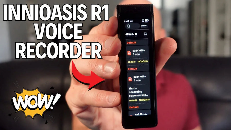 Innioasis R1 Review: Smart Voice Recorder with Transcription & Bluetooth