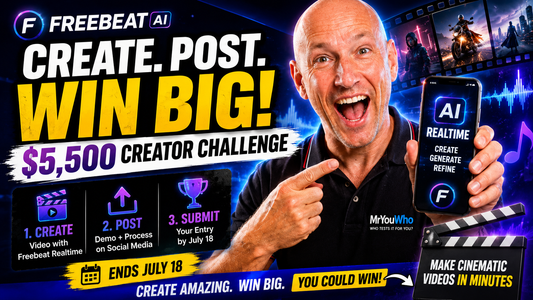 Freebeat AI Realtime Creator Challenge: Win Part of $5,500 (Ends July 18)