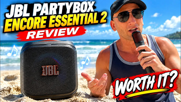 JBL PartyBox Encore Essential 2 Review: 100W Party Speaker Tested at the Beach (Plus Karaoke!)