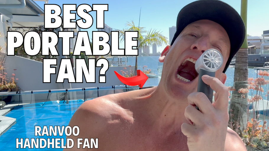 Ranvoo Handheld Fan Review 2025 | Unboxing, Testing & Real-World Cooling
