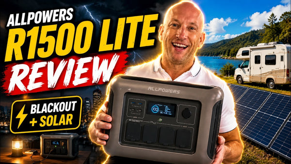 ALLPOWERS R1500 LITE Review: Serious Backup Power Without the Fortune — Tested in a Blackout, an RV and on the River