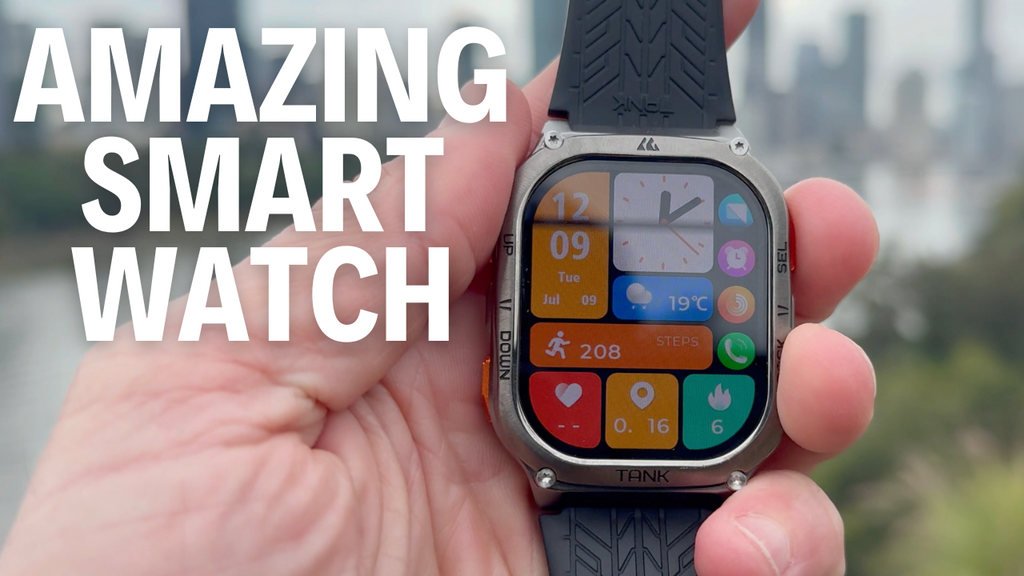 Kospet Tank M3 Ultra Rugged Smartwatch Review Unboxing