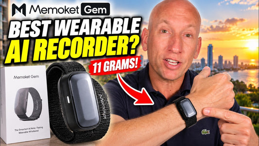Memoket Gem Review: The 11g AI Recorder I Wore on My Wrist at the Beach, on Calls and at My Desk