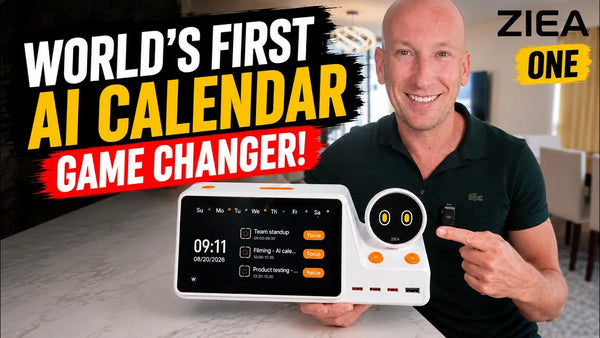 ZIEA One Review: The World's First AI Calendar Device — 3 Weeks In, It Finally Got Me Off My Phone