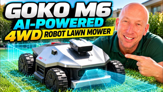 GOKO M6 Review at Home: Can This 4WD Robot Lawn Mower Handle My 30° Waterfront Slope?