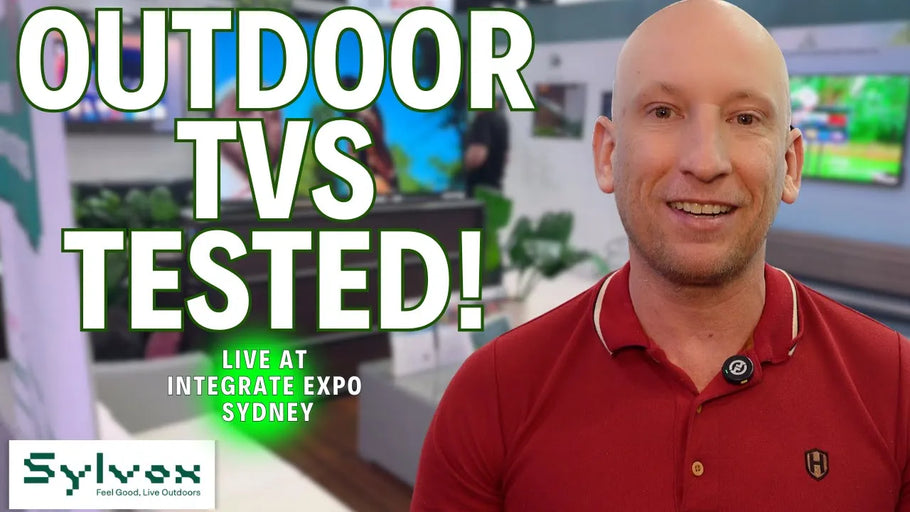 Sylvox Outdoor TVs Review – Cinema Pro, Gaming & Pool Series at Integrate Expo 2025