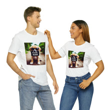 Load image into Gallery viewer, Beware of Dog Kisses&quot; Cute Puppy Graphic Tee – Perfect for Dog Lovers!