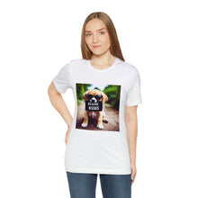 Load image into Gallery viewer, Beware of Dog Kisses&quot; Cute Puppy Graphic Tee – Perfect for Dog Lovers!