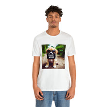 Load image into Gallery viewer, Beware of Dog Kisses&quot; Cute Puppy Graphic Tee – Perfect for Dog Lovers!