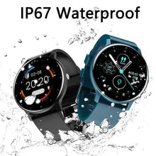 LIGE 2023 Full-Touch Smart Watch: IP67, Fitness Features, Android & iOS Compatible