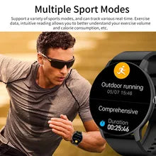 LIGE 2023 Full-Touch Smart Watch: IP67, Fitness Features, Android & iOS Compatible