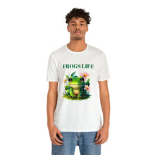 Load image into Gallery viewer, Embrace the &#39;Frog&#39;s Life&#39;: Uniquely Cool &amp; Comfy Tee!