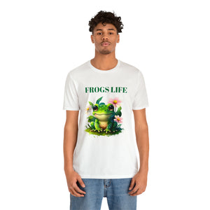 Embrace the 'Frog's Life': Uniquely Cool & Comfy Tee!