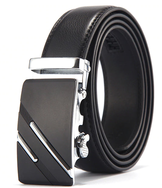 Luxury Leather Belt Automatic Clasp - Mr.YouWho