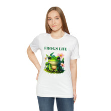 Load image into Gallery viewer, Embrace the &#39;Frog&#39;s Life&#39;: Uniquely Cool &amp; Comfy Tee!