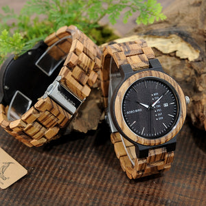 Men's Handmade Quartz Wooden Watch - Mr.YouWho