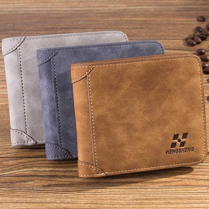Leather Wallet ID Credit Card Luxury Brand - Mr.YouWho