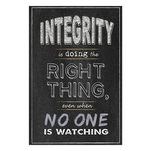 Motivational Posters and Inspirational Posters Integrity