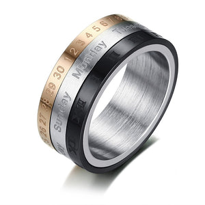 Calendar Ring Men