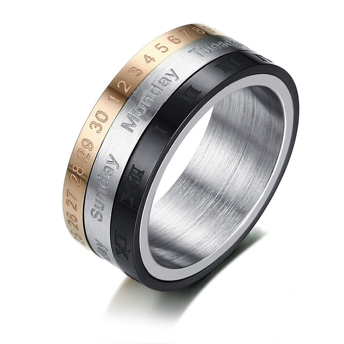 Calendar Ring Men