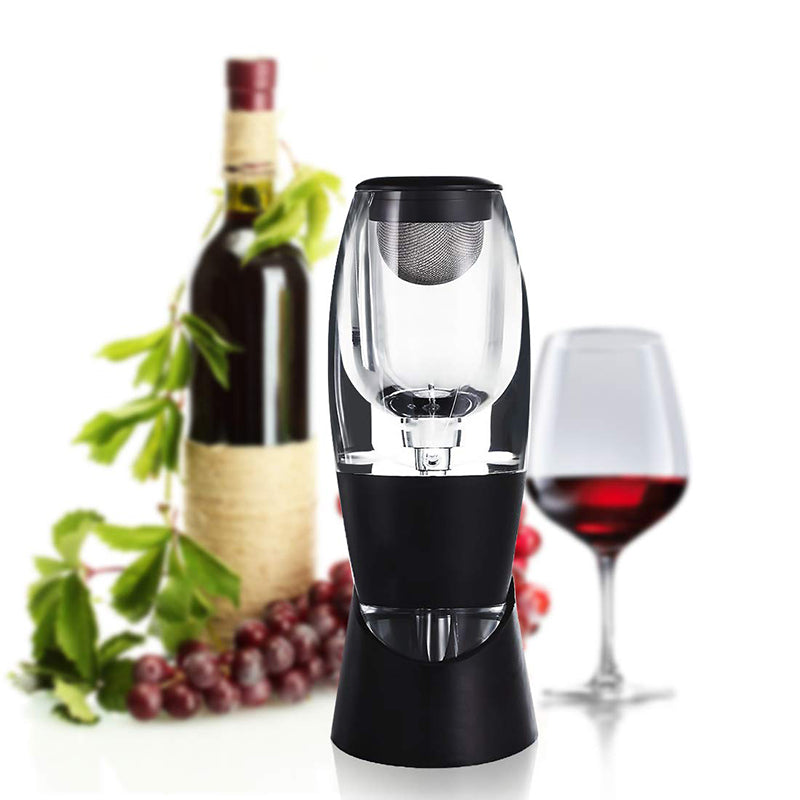 Mini Red Wine Aerator Filter Magic Decanter Essential Wine Quick Aerator Wine Hopper Filter Set Wine Essential Equipment for Bar
