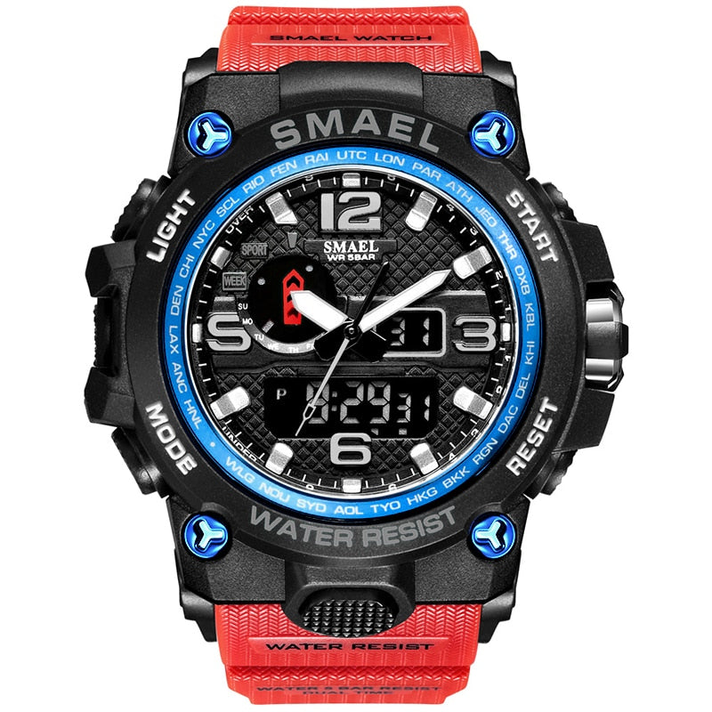 Smael Army Watch Digital Smael Watch 1545 Mens Military Watch