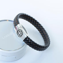 Load image into Gallery viewer, Men&#39;s Magnetic-Clasp Leather Bracelet - Mr.YouWho