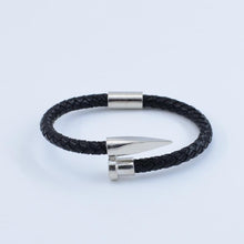 Load image into Gallery viewer, Men&#39;s Magnetic-Clasp Leather Bracelet - Mr.YouWho