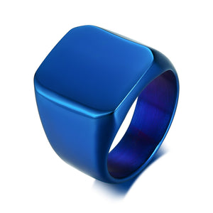 Men's Square Shaped Classic Ring - Mr.YouWho